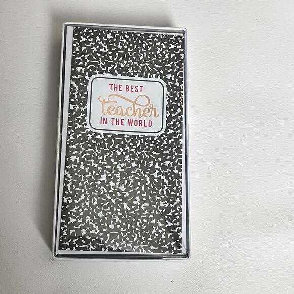 The Best Teacher in the World Notecard Envelopes Set of 8 - Picture 7 of 11